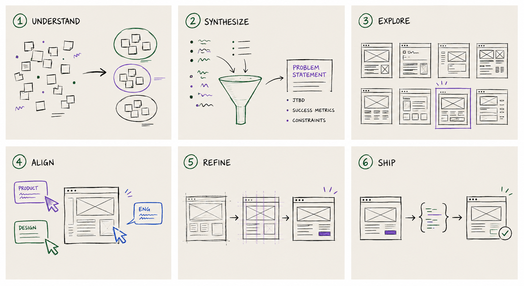 Design process illustration